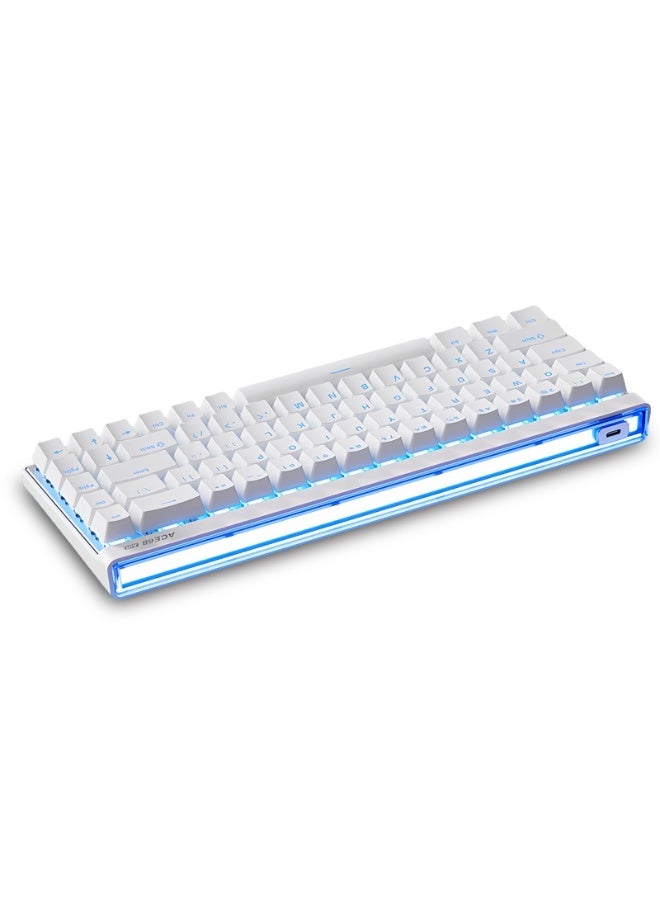 MCHOSE ACE68 Air Magnetic Switch Gaming Keyboard,65% Rapid Trigger Hall Effect Wired Mechanical Keyboard with Adjustable Actuation RGB Light Box HotSwap Gasket Snap Tap,8K Hz Polling Rate for PC/Mac - Image 1