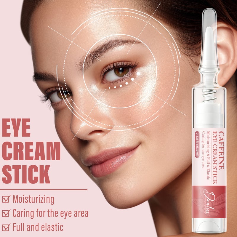 Danliss Caffeine Eye Cream Stick 10ml - Hydrating Eye Care for All Skin    Types - Image 2