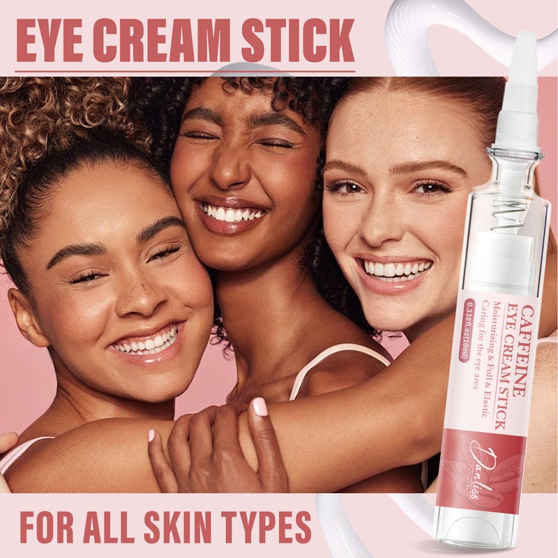 Danliss Caffeine Eye Cream Stick 10ml - Hydrating Eye Care for All Skin    Types - Image 3