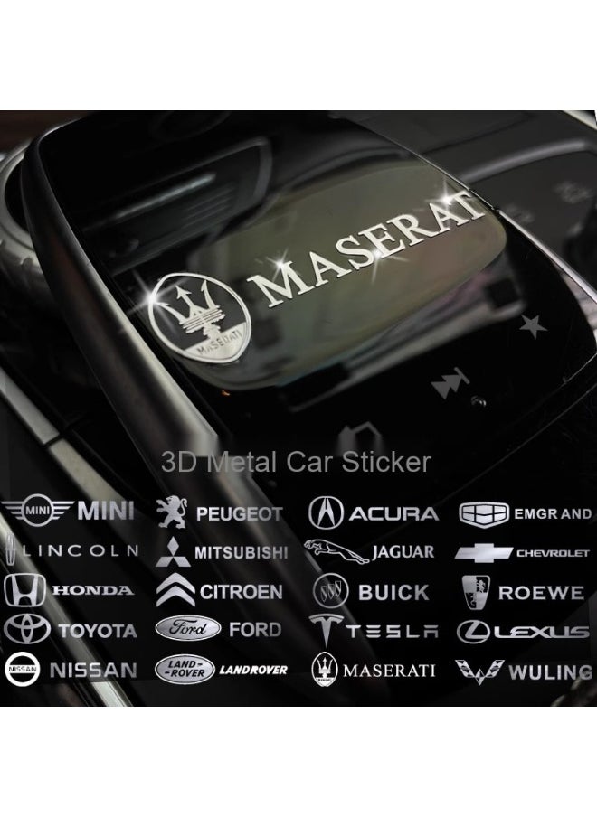 Generic - Creative Car Logo Decoration Waterproof Sticker for Personalized Car Modification - Image 1