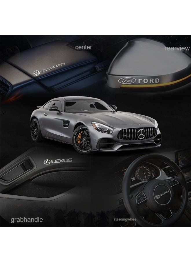 Generic - Creative Car Logo Decoration Waterproof Sticker for Personalized Car Modification - Image 1