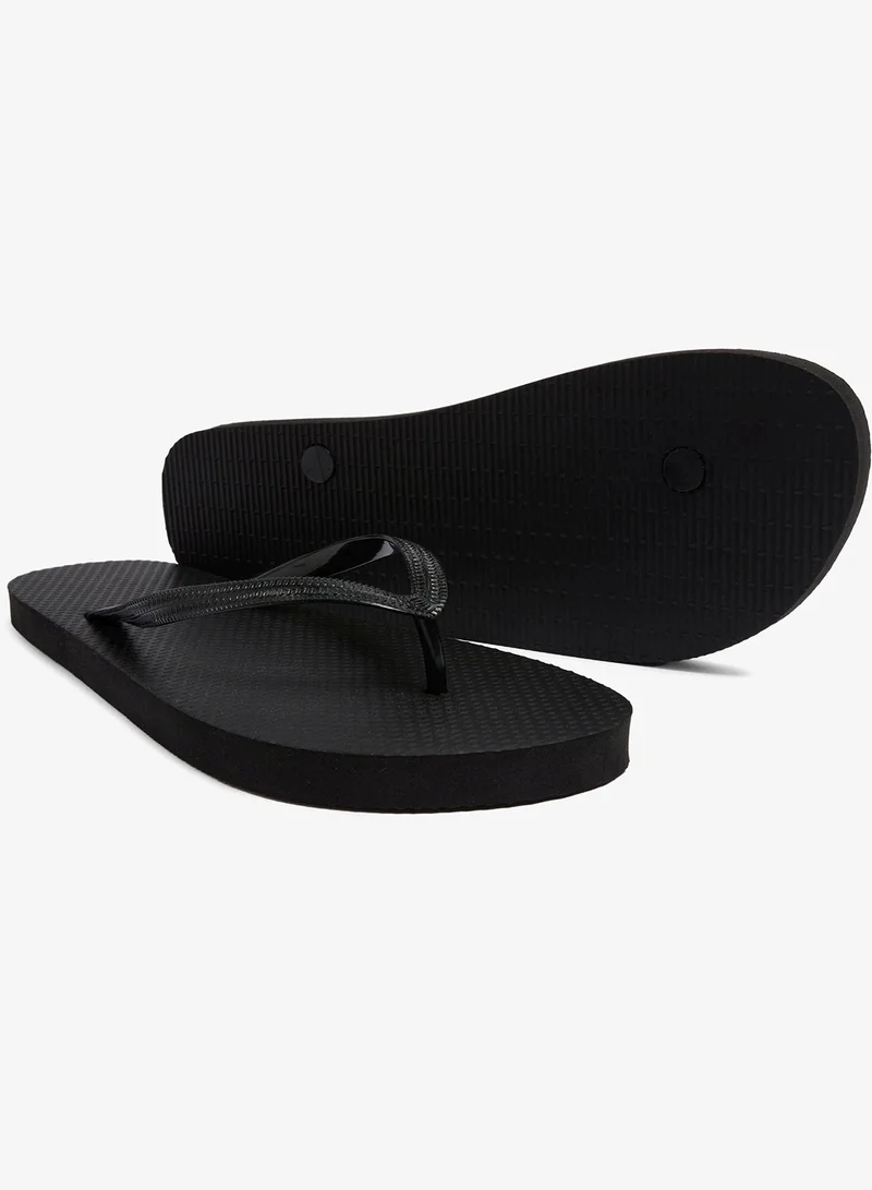 Matalan Black Flip Flops