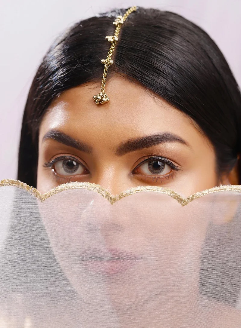 ISHIN Copper Colour Warm Metallic Plated Mangtika