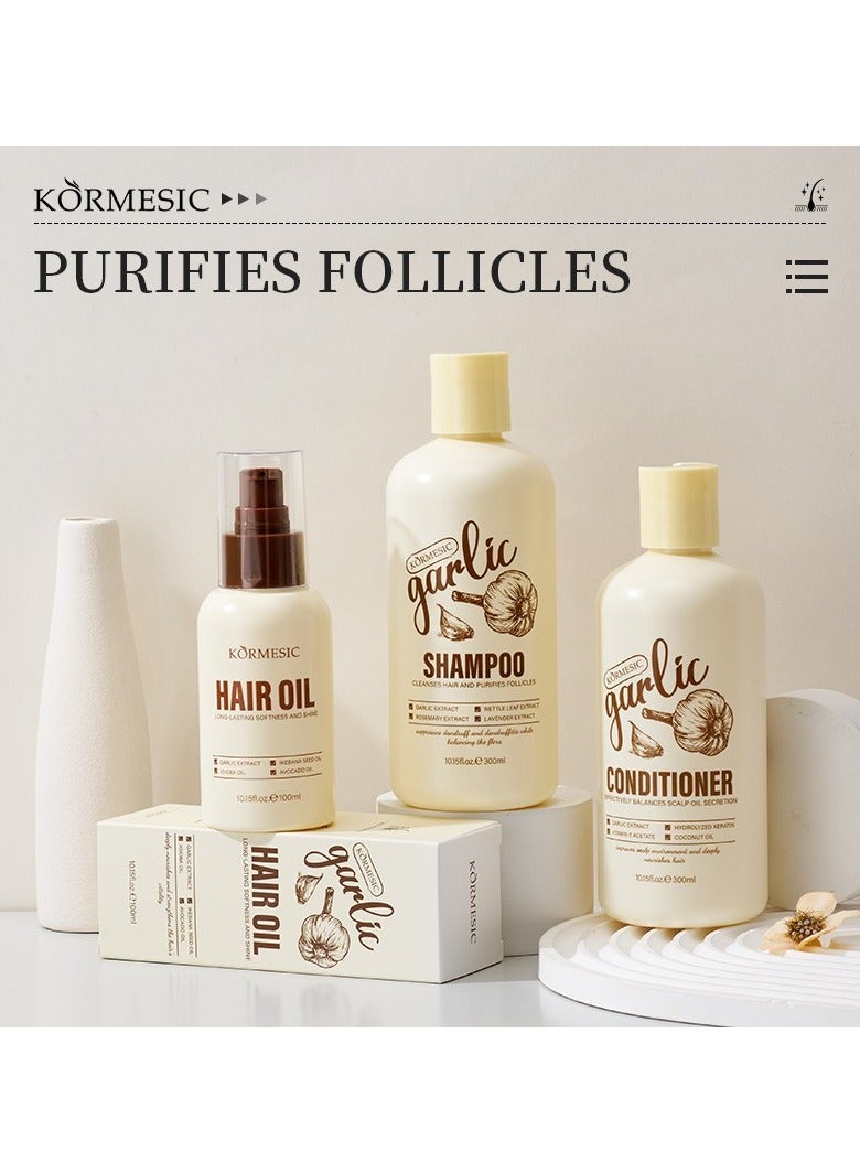 Kormesic شامبو الثوم-شامبو تطهير عميق 300 مل - Image 5