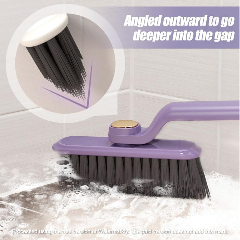 MOLTERA Multi-Function Toilet Cleaning Brush � 360-Degree Rotating Crevice Cleaner for Kitchen, Bathroom, and Tile Floors � Pack of 1 (Multicolor) � Perfect for Dead Corners and Deep Cleaning - Image 2