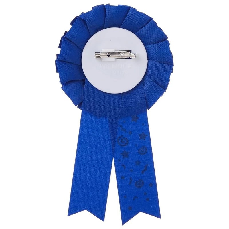 Unique Birthday Boy Blue Fabric Award Badge - 7" (1 Pc) - Perfect Celebration Accessory for Unforgettable Party - Image 3