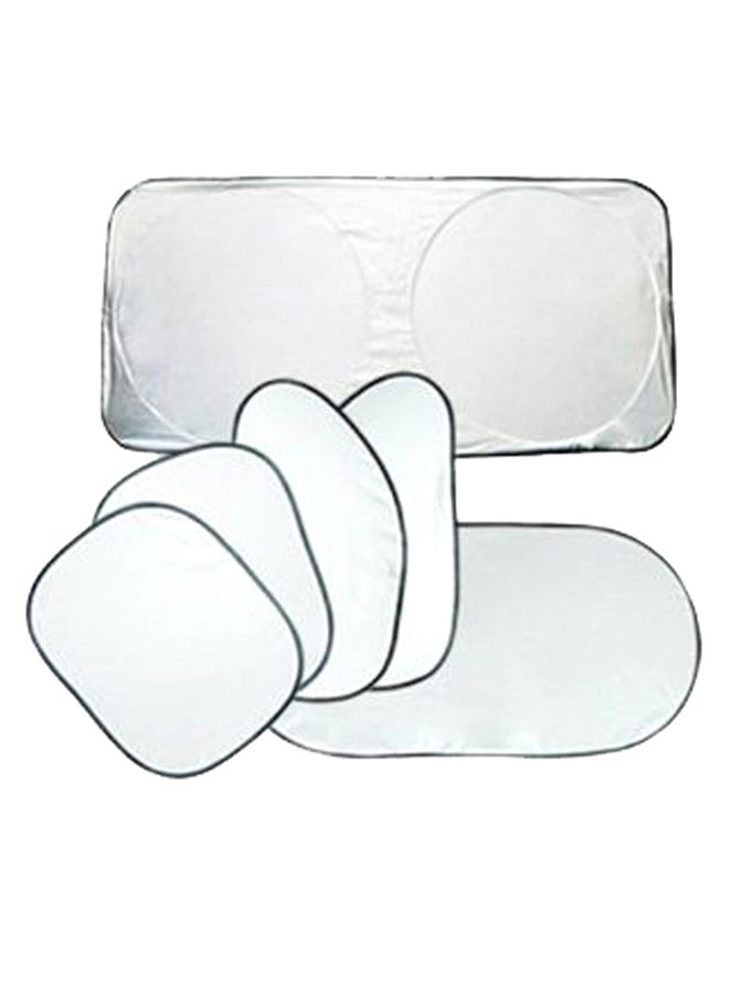 Loquat 6-Piece Car UV Protect Window Sun Shade Set - Image 2