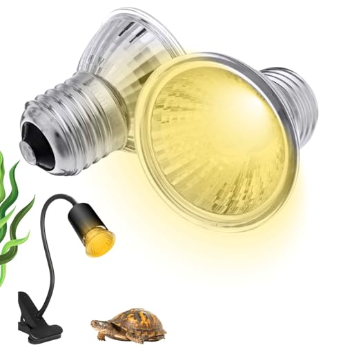 VAYINATO® 50 Watts Reptile Turtle Basking light turtle uvb uva heat lamp bulb turtle heat basking halogen bulb by Petzlifeworld - Image 1