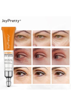 JoyPretty Vitamin C Brightening Eye Serum, Eye cream, Anti Aging Serum with Vitamin C, for Reduce Fine Lines, Wrinkles, & Dark Circles, Under Eye Cream For Puffiness And Bags (20g )  - Image 5