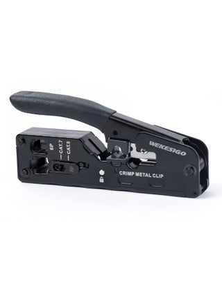 Network Crimper Network Cable Stripper Cutter RJ45 Crimping Tool Ethernet Wire Cutter Crimper Crimping pliers for RJ11 RJ12 RJ45 6P6C4C8P8C Cat7 Cat6A Cat6 Cat5E Cat5 Modular Plugs Connectors - pzsku/Z7AE7E254F8D55A3BEE90Z/45/1746633825/93e73613-80dd-4ef5-bdb5-62d34b221639