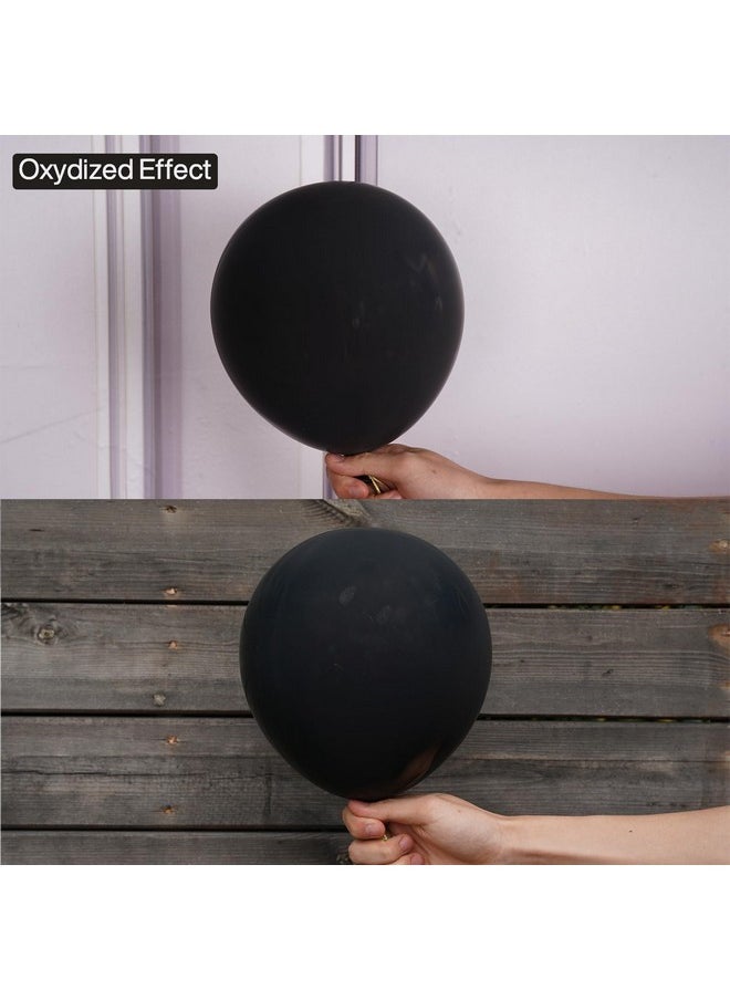 PartyWoo - Black Balloons, 51 Pcs 12 Inch Matte Black Balloons, Black Balloons For Balloon Garland Or Balloon Arch As Party Decorations, Birthday Decorations, Retirement Party Decorations, Black-Y18 - Image 1