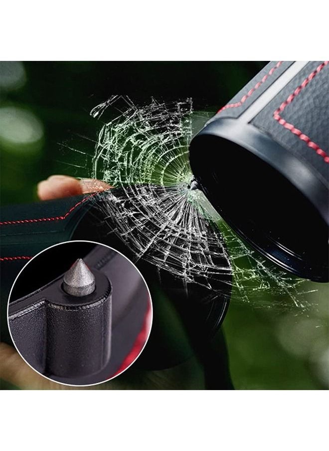 Arabest Car Tissue Box Cylindrical Tissue Box Pu Leather Circular Tissue Container for Car Cup Holder  - Image 5