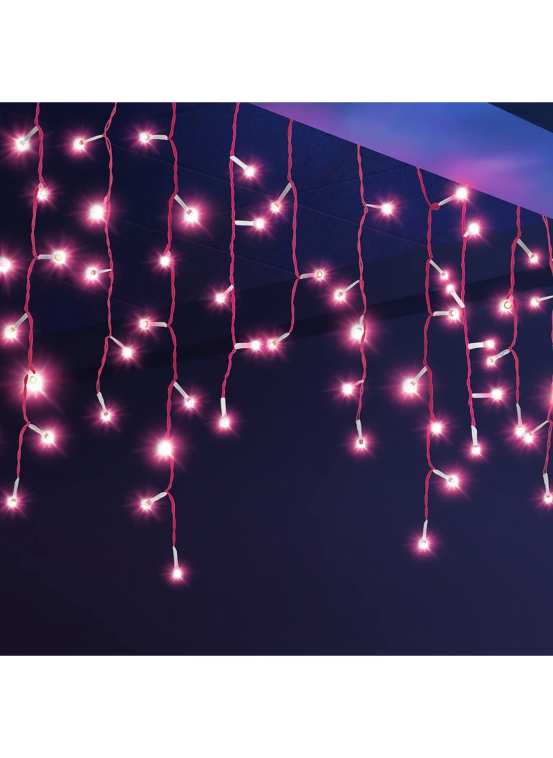 Philips - PHILIPS Starlit 12 Meter 72 LEDs String Light for Decoration Festival LED String Light for Diwali Christmas and Home Decoration Pink Pack of 4 - Image 1