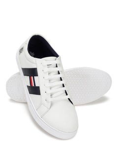 Paragon PARAGON K1025G Leather Look Casual Sneakers for Men with Ultra Soft Ankle Support, Cushioned Insoles, Lace up for Good Fitting | Comfortable, Lightweight & Durable | Ideal for Outdoor Use White  - Image 4