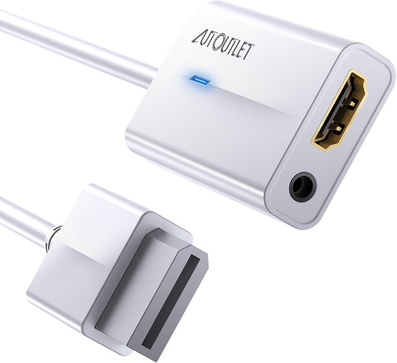 AUTOUTLET محول Wii إلى HDMI 1080P لجهاز Full HD، محول HDMI لوحدة Wii مع مقبس صوت 3.5 مم ومخرج HDMI متوافق مع نينتندو وي، وي يو، HDTV، شاشة - يدعم جميع أوضاع عرض Wii 720P - Image 1