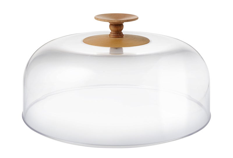 Alessi "Dressed in wood" Lid in Pmma With Knob in Beech, Wood - Image 5
