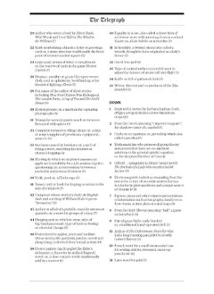 The Telegraph General Knowledge Crosswords 9  - Image 3
