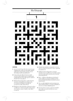 The Telegraph General Knowledge Crosswords 9  - Image 1