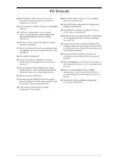 The Telegraph General Knowledge Crosswords 9  - Image 5