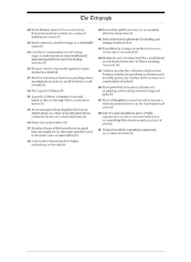 The Telegraph General Knowledge Crosswords 9  - Image 5