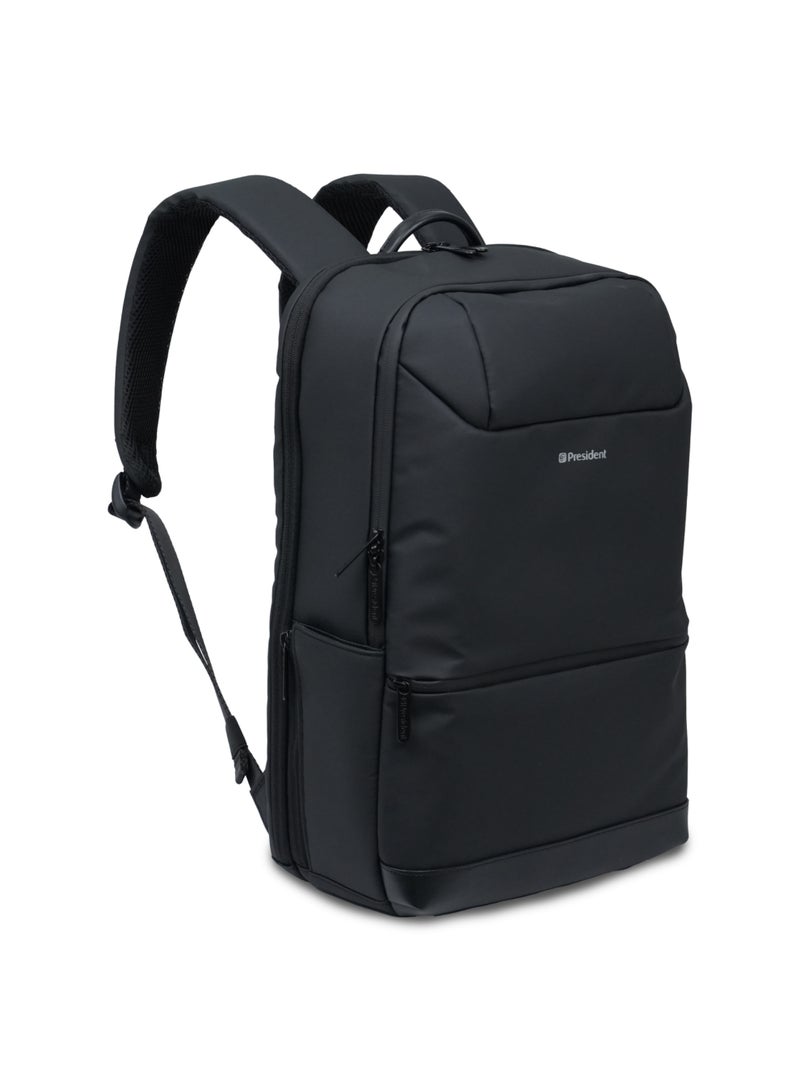 PRESIDENT Backpack Business Travel Durable Backpack with Waterproof Fashionable Multifunctional College School Backpack for Men Women ( Black ) BPP2950 - Image 4