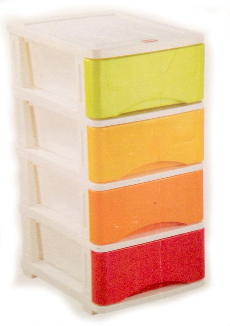 Nayasa Rainbow Tuckins No 24 MultiCompartment Plastic Drawers Storage Organizer Multipurpose Plastic Modular Storage Organizer Box 393 X 296 X 614 cm Multicolor - Image 1