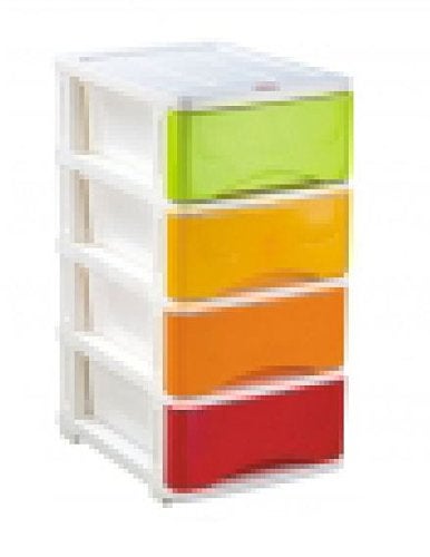 Nayasa Rainbow Tuckins No 24 MultiCompartment Plastic Drawers Storage Organizer Multipurpose Plastic Modular Storage Organizer Box 393 X 296 X 614 cm Multicolor - Image 5