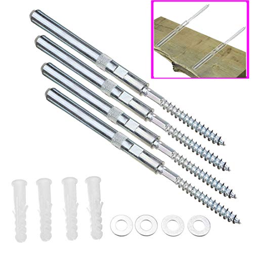 SpzcdZa 4pcs 5 inch Floating Shelf Invisible Support Bracket,Hidden Shelf Support Brackets Hardened Concealed Floating Shelf Blind Wall Shelf Floating Shelf Metal Brackets - Image 5