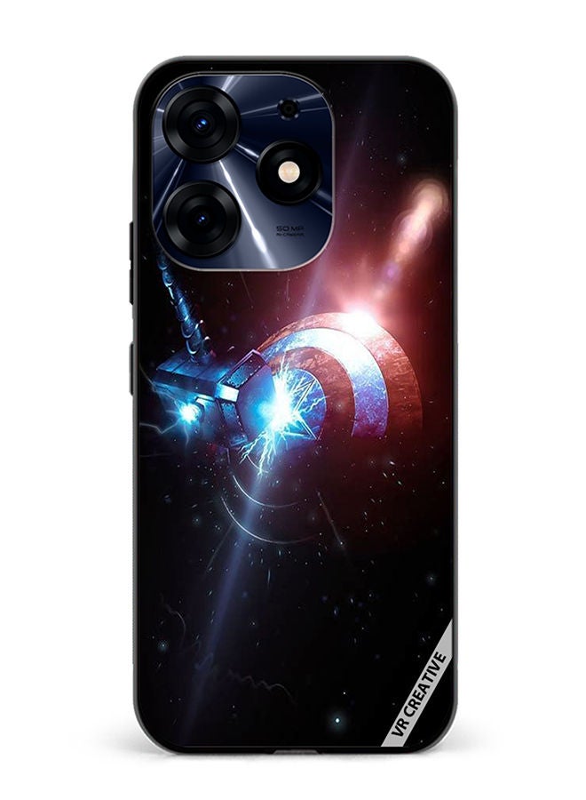 VR CREATIVE Protective Case Cover For Tecno Spark 10 Pro Marvel Design Multicolour - Image 1