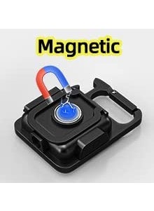 JHBK JHBK Mini LED Flashlight Keychain Torch COB Work Lights 800 Lumens Rechargeable Waterproof Pocket Lamp with Magnetic Hook Bottle Opener Emergency Repairs LightRunning Camping Fishing 1  - Image 5
