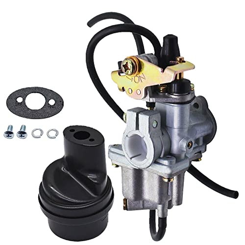 WHFZN Carburetor Carb & Air Filter Box & Fuel Valve Petcock With Spark Plug For Suzuki ATV Quadmaster 50 LT-A50 2002-2005 LT50 LT 50 1983-1987 JR50 1984-2006 - Image 3