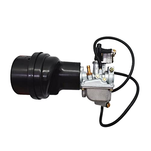 WHFZN Carburetor Carb & Air Filter Box & Fuel Valve Petcock With Spark Plug For Suzuki ATV Quadmaster 50 LT-A50 2002-2005 LT50 LT 50 1983-1987 JR50 1984-2006 - Image 2