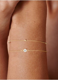 Generic Gold Bracelet for Women 14K Real Gold Bracelet Sets for Women Dainty Snake Chain Bracelet Adjustable Cuban Link Bracelet for Women Cuff Bangle Gold Stackable Bracelets for Women Jewelry Sets  - Image 3