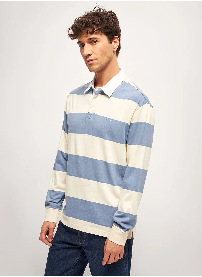 THE BEAR HOUSE Men’s Polo T-Shirt –  a Soft, Breathable Cotton, Classic Fit for All-Day Comfort, Stylish Casual Shirt for Summer, Everyday Wear & Outdoor Activities