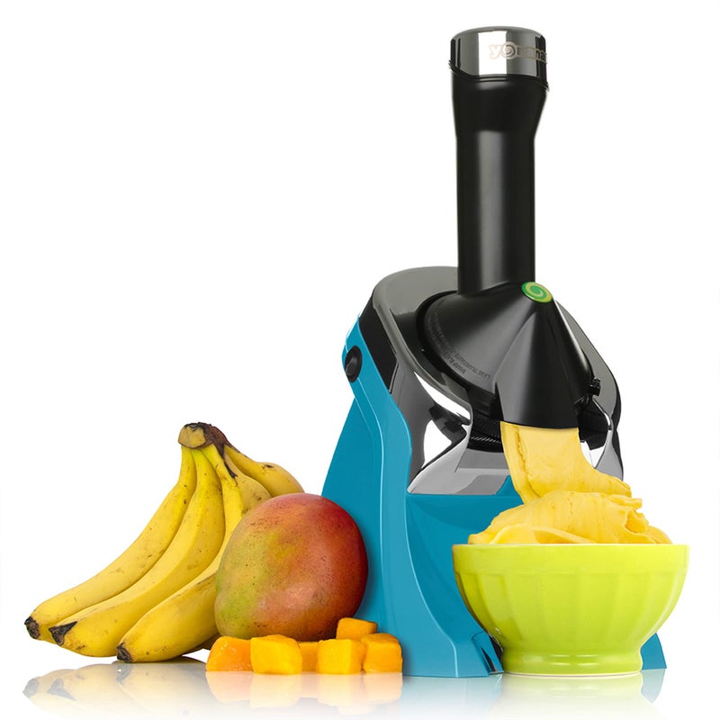 Yonanas Yonanas 988TL Deluxe Vegan NonDairy Frozen Fruit Soft Serve Dessert Maker BPA Free Includes 75 Recipes 200 Watts Teal 