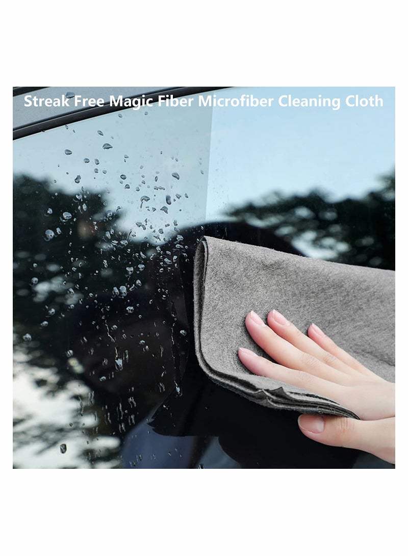 10Pcs Magic Cleaning Cloth Thickened Microfibre Cleaning Cloths Streak Free All Purpose Microfiber Towels Reusable Microfiber Cleaning Rag for Kitchen Bathroom Car Glass - Image 3