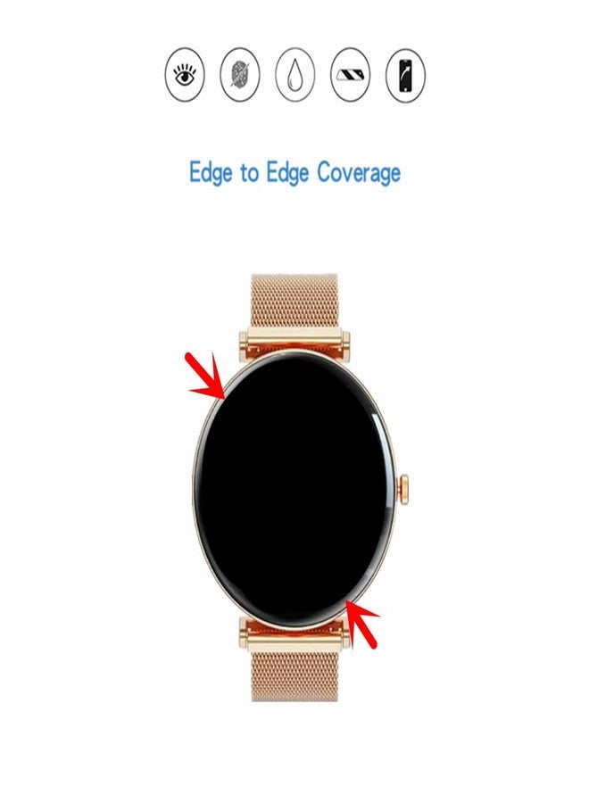 MIHENCE Screen Protector Compatible for Hwagol 1.43" Smart Watch, HD TPU Protective Film (6PCS) - Image 3