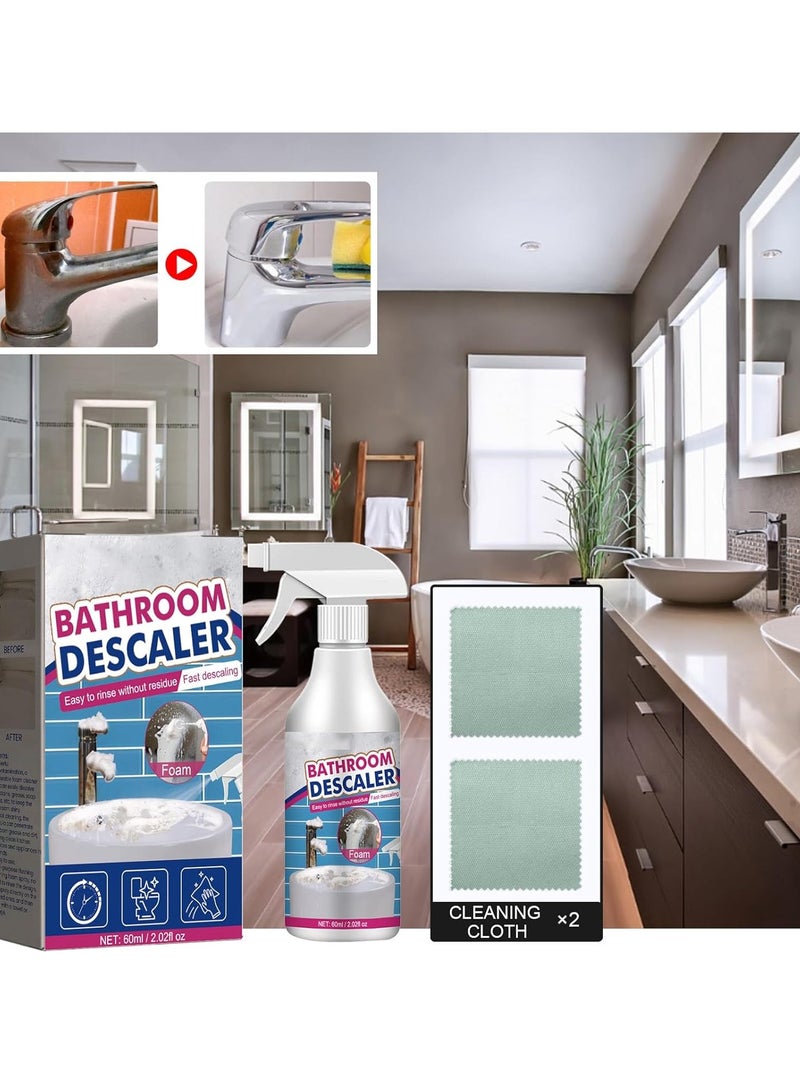 Barakah Bathroom Descaler Spray Stubborn Stains Cleaner, All Purpose Bubble for Toilet, Kitchen, Car, Carpet and Kinds of Floors, 60ml - Image 3