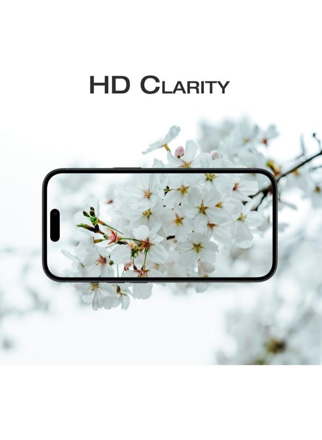 واقي عدسة Xzoom لأيفون 15 / 15 Plus | زجاج سافير، إطار معدني، شفافية عالية، أسود - الموديل: XIP15BLK - Image 4