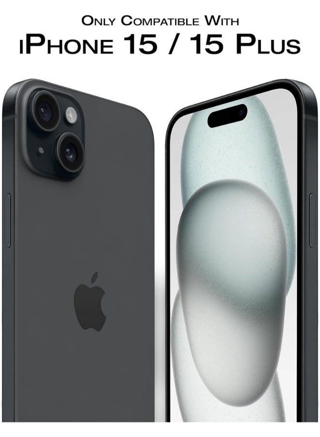 واقي عدسة Xzoom لأيفون 15 / 15 Plus | زجاج سافير، إطار معدني، شفافية عالية، أسود - الموديل: XIP15BLK - Image 2