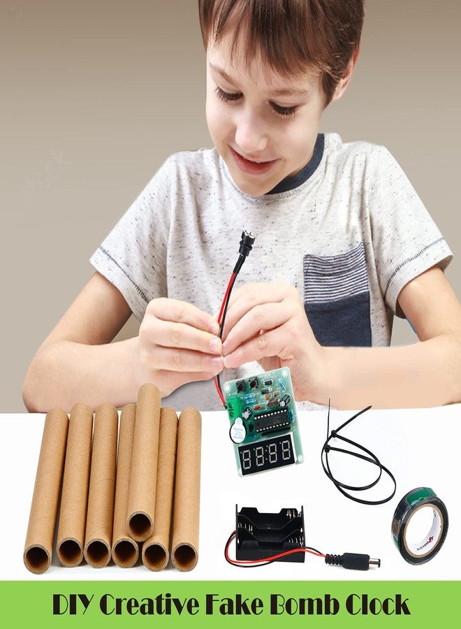 WeYingLe Realistic Fake Bomb Prop Toy for Film Props, Fake Dynamite Toy Stick Bomb for Gifts Pranks-Pretend Explosive Bomb Dummy Prop for Christmas, Halloween Costume Prop, April Fool's Day Party, Cosplay - Image 3