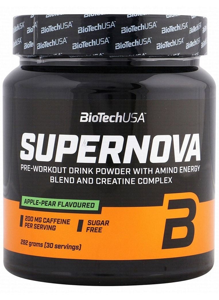 BioTechUSA - Supernova Pre Workout Apple-Pear 30 Servings 282g - Image 1