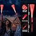 YOFOBU 15 Pack Red Fiber Optic Wands Glow Fiber Wands Bulk LED Light Up Wands with 3 Flashing Modes LED Flashing Sticks for July 4th Halloween Christmas Valentines Day Wedding Birthday - Image 4