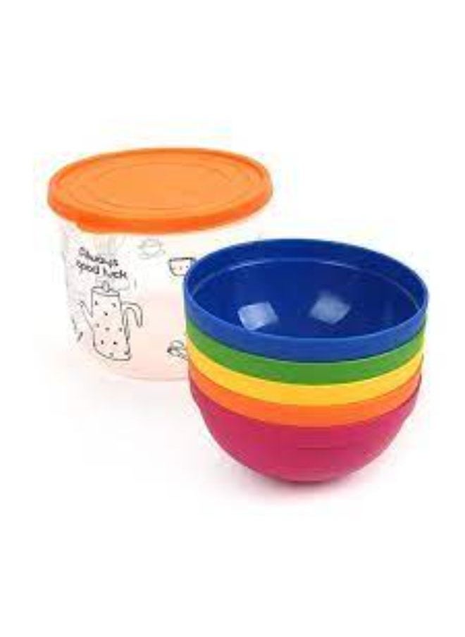 Generic Rainbow Rice Bowl 5Pset 