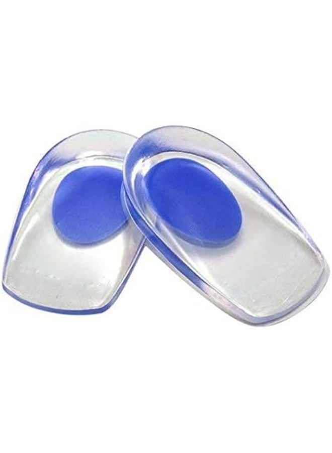 Silicone Heel Protector Socks Gel Heel Cups for Cracked Heels Moisturizing Foot Care Support Cushion Pack of 2 Pairs - Image 2