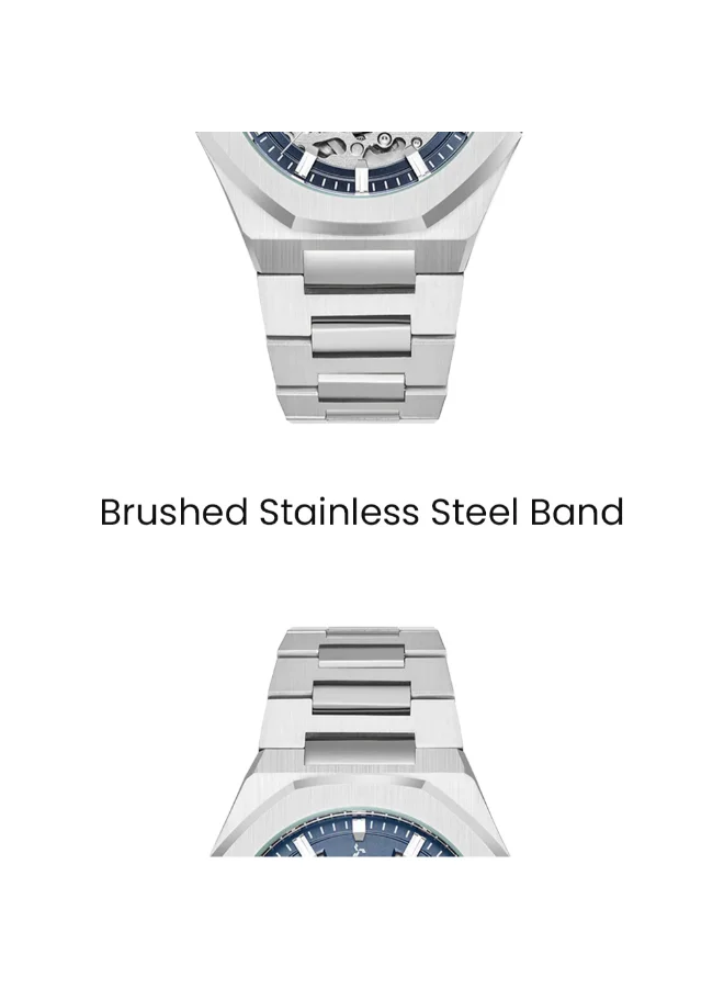 TORNADO Men's Stainless Steel Automatic Watch T24303-SBSN - 41.0X51.0 mm