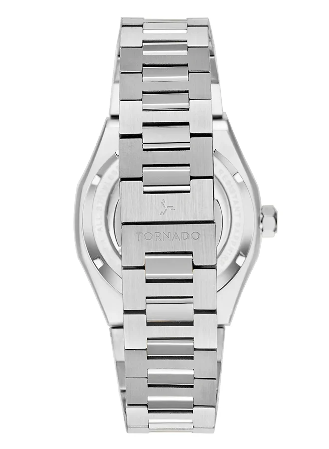 TORNADO Men's Stainless Steel Automatic Watch T24303-SBSN - 41.0X51.0 mm
