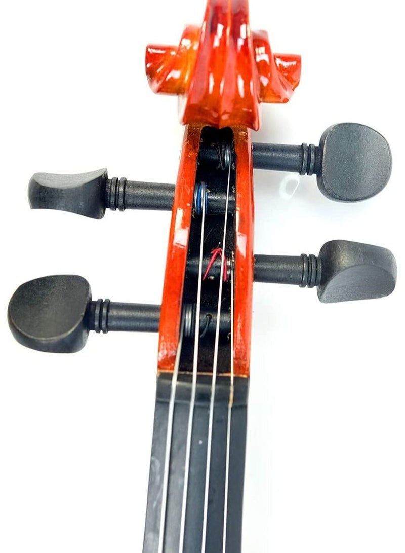 Mike Music Mike Music 1/2 Natural Violin with Hard Case, Bow, Rosin (1/2 Violin, natural)  - Image 5