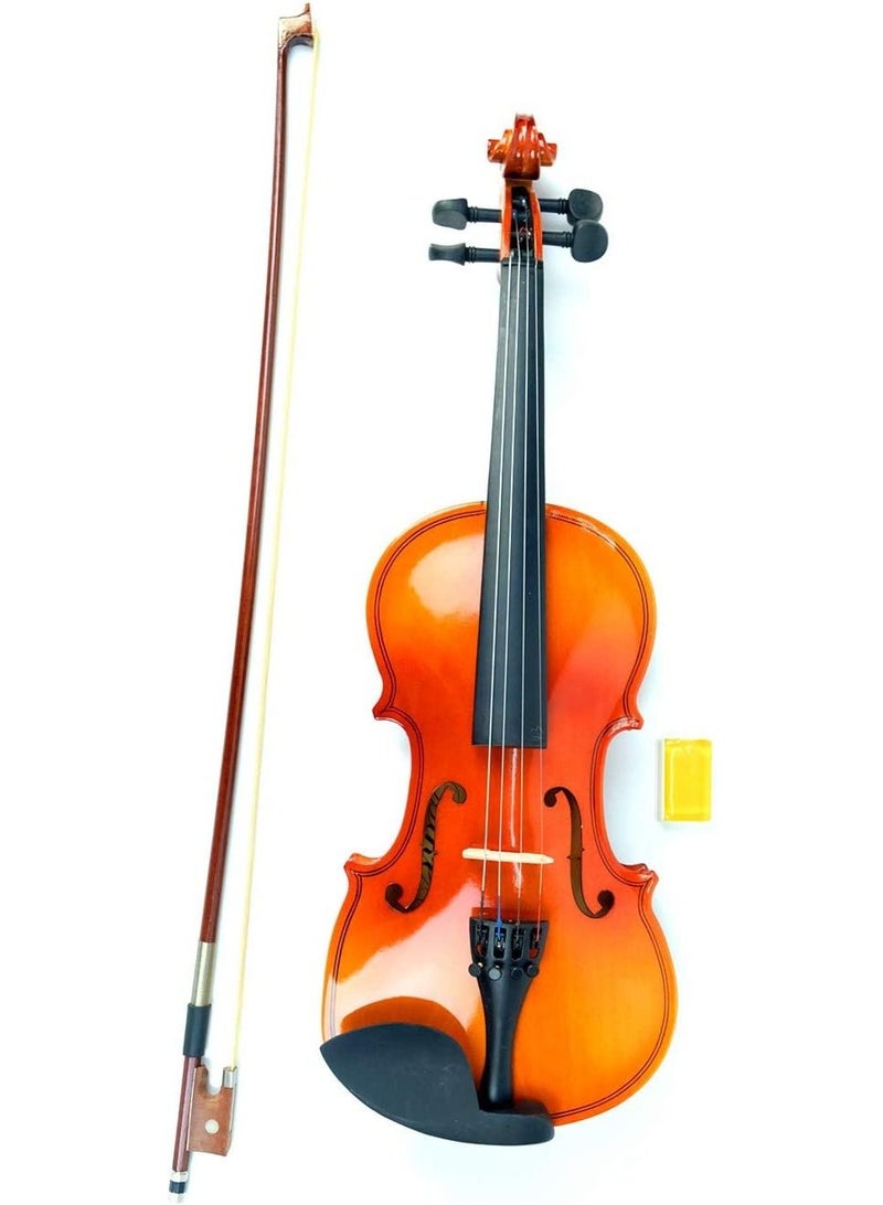 Mike Music Mike Music 1/2 Natural Violin with Hard Case, Bow, Rosin (1/2 Violin, natural)  - Image 3