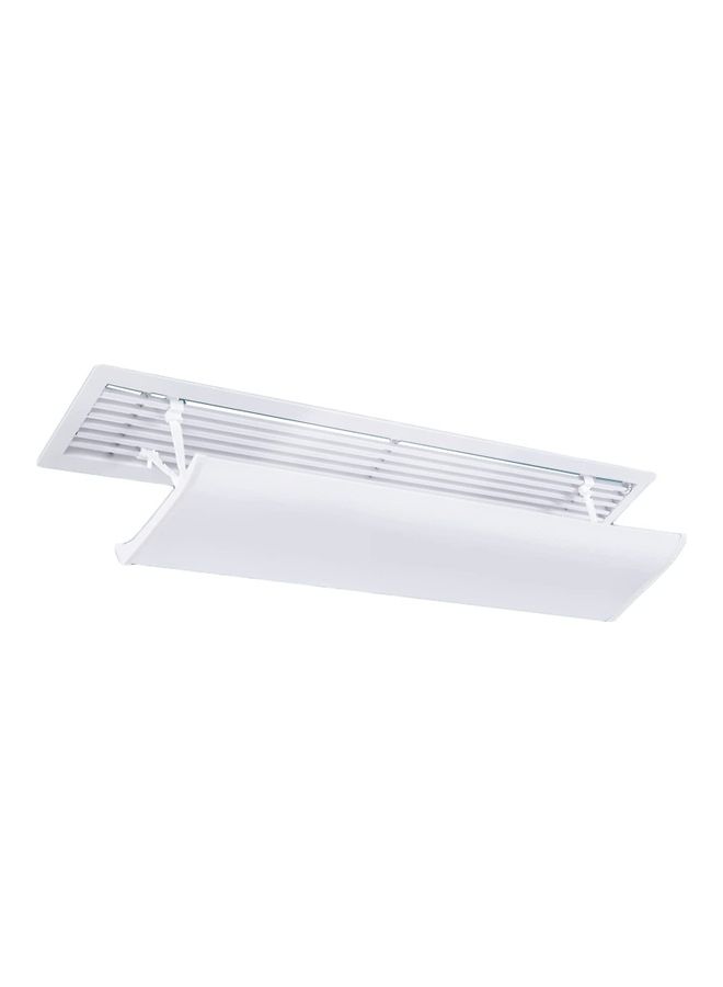 NIBEMINENT Adjustable Air Conditioner Deflector T122 White  - Image 1